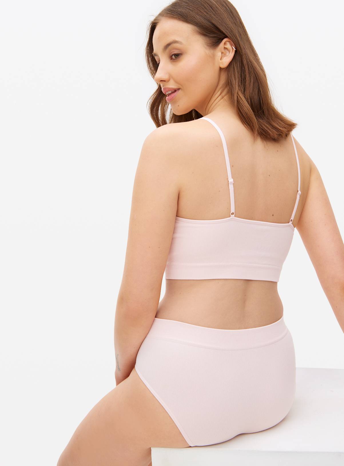 Seamfree Ribbed Crop Top 3 Pack M - Image 5